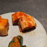 西中州焼肉 きらく - 白菜キムチ