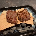 西中州焼肉 きらく - シャトーブリアンの杉板焼