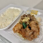 ほっともっと - 料理写真:しょうが焼き&から揚げ弁当