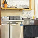 西むら - ステンレスのあちこちが、ピカピカに磨かれて、とても清潔