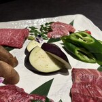 西中州焼肉 きらく - 季節の野菜