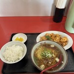 四川 - 酢豚　台湾ラーメン　ライス