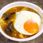 船橋競馬場 東西商会 - 月見あんかけ焼きそば