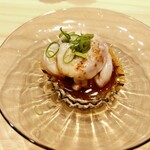 すしのいずみ - ふぐの白子ポン酢