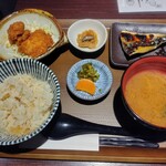 卯兵衛 - 平日限定の週替定食「肉と魚」900円＋税