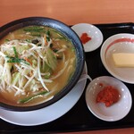 幸楽苑 - 味噌野菜タンメン+トッピング