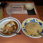 Umaimonoichibatapa - お得セット！ハーフプレートと日替わりパスタのセット。