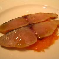 ラシェット・ブランシュ - 鰆の燻製と人参のサラダ