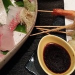 Warashibe - とても繊細で美味な串揚げと刺し身