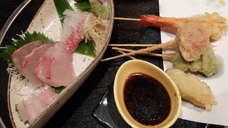 Warashibe - とても繊細で美味な串揚げと刺し身