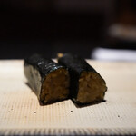 鮨 西崎 - 角度間違えた干瓢巻き