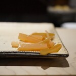 鮨 西崎 - 梅酢セロリ