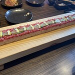 焼肉名匠 山牛 - 肉寿司ヤバ‼️‼️‼️伝わらない迫力がここにある