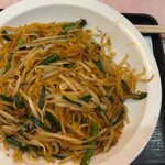 全国ご当地グルメコート 大宮横丁 - 台湾焼きそば。モヤシたっぷり。