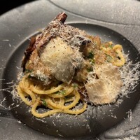 オッジ ダルマット 西麻布店 - 仔羊の煮込みのパスタ