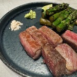 和牛料理 蓮 - 鉄板焼き
                                A5美瑛和牛のサーロイン