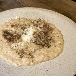 東京基地 - ■リゾット温玉乗せカルボナーラ ¥1,200