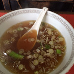 燕京 - 焼飯についてきたスープ