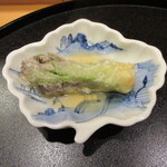 味享 - 天然タラ芽(青森)の天ぷら