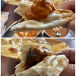 moonlight restaurant & bar - 上 チキン
下 マトン