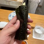 鮨 いくた - 鳥貝のきゅうり巻き