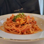 REGA BOSCO - ボスカイオーラ･･･ツナとキノコのトマトソース スパゲッティ