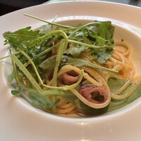 RISTORANTE Orobianco - ヤリイカのパスタ