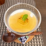 ばんばそば - そば茶のブランマンジェ　税込＋300円でランチセットに追加