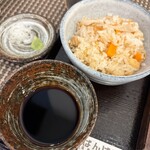 ばんばそば - 舞茸と鶏肉の炊き込みご飯