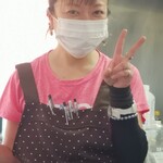 手打ち らーめん 響 - 店員さんのむ―ちゃん！！元気イッパイです！！