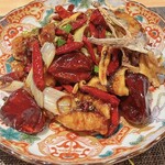 天満天神飯店 - 鱧の四川風炒め