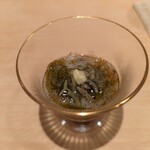 鮨 はしもと - もずくとじゅんさい