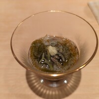 鮨 はしもと - もずくとじゅんさい