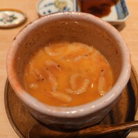 鮨 はしもと - サクラエビの茶碗蒸し