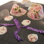 Arzak - TASTING MENU(189EUR) Beet root blood apple