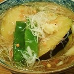 和彩　そあら - 賀茂ナスあげだし蟹あんかけ♪