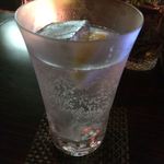 ジンフィズ。とても細やかに作られています。