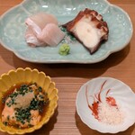 鮨 たかはし - ヒラメ、タコにあん肝