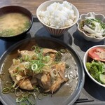 キッチン さくら - 料理写真:豚肉のしょうが焼き定食
（ドリンク付き→ホットコーヒー選択）
1000円