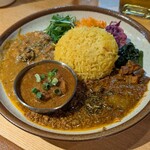 創作カレー・スパイス&酒場みずたに - 3種盛り