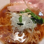麺家 たけ田 - のどぐろ煮干しの出汁中華蕎麦アップ