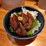 麺家 たけ田 - 船内漬け！ホタルイカの沖漬丼