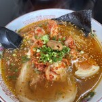 岡山らぁめん　麺屋照清 - バリ辛ラーメン　650円