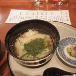 302778398 - やはりここは、「へしこ」でしょう♪糠鯖茶漬け
