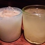 きよ香 - グアバジュースとシークアサージュース486円