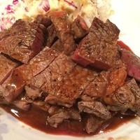 キャトルラパン　神戸三宮 - ステーキランチ（２枚、３６０ｇ）（アップ）