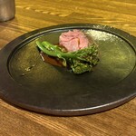 モダンスパイス 虹の仏 - 青森真鴨　もも肉もらってきました　ハーブの低温調理　鴨出汁のデミグラスソース