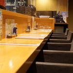 くずし割烹 天ぷら竹の庵 - カウンター