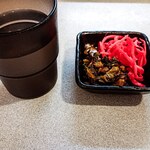 ラーメン 三九 - 高菜と紅生姜