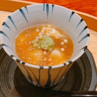 日本料理 斗南 - 湯葉のみたらし。結構ボリュームがある